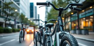 Die Zukunft der urbanen Mobilität: Elektrische Fahrräder im Fokus The future of urban mobility: Electric bicycles in focus