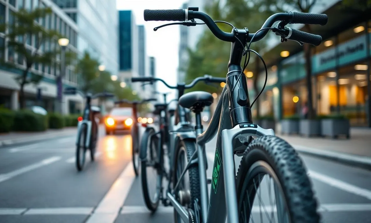 Die Zukunft der urbanen Mobilität: Elektrische Fahrräder im Fokus The future of urban mobility: Electric bicycles in focus