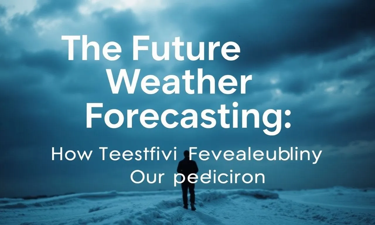 Die Zukunft der Wettervorhersage: Wie Technologie unsere Vorhersagen revolutioniert The Future of Weather Forecasting: How Technology is Revolutionizing Our Predictions