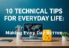 10 Technische Tipps für den Alltag: So wird jeder Tag besser 10 Technical Tips for Everyday Life: Making Every Day Better