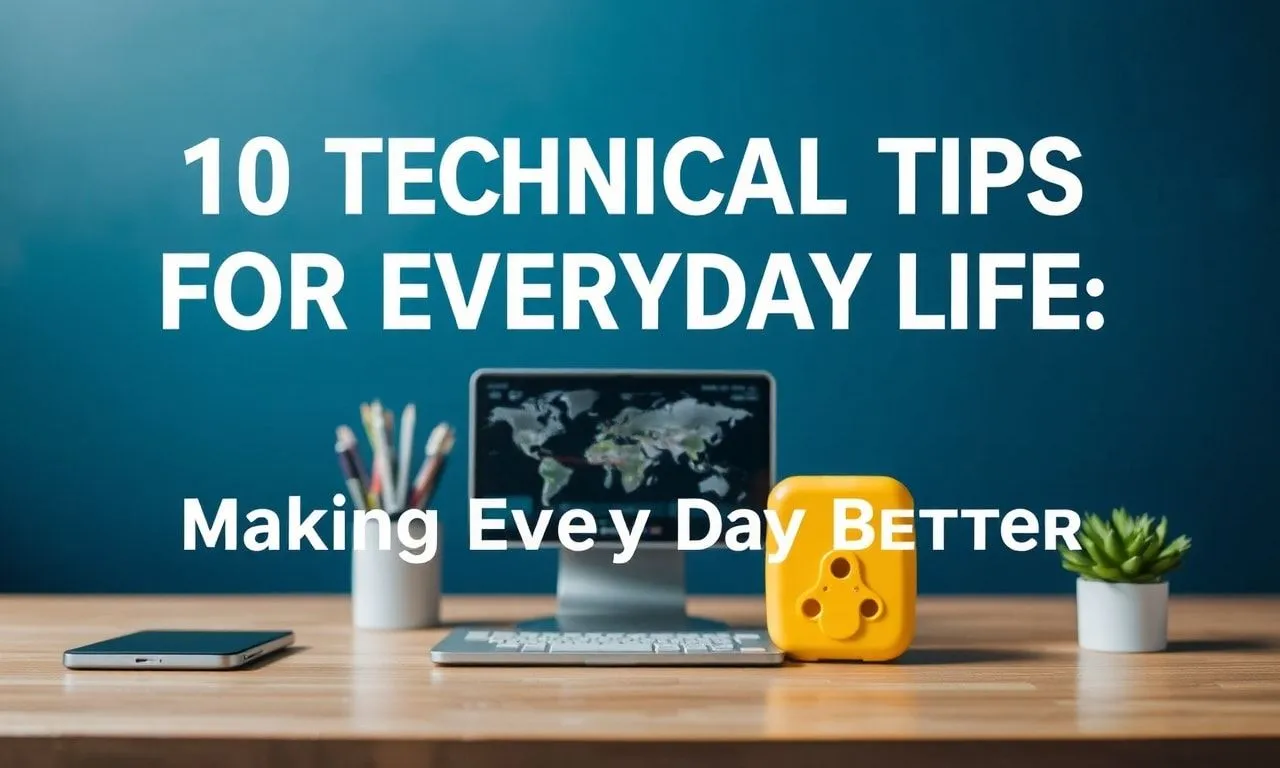 10 Technische Tipps für den Alltag: So wird jeder Tag besser 10 Technical Tips for Everyday Life: Making Every Day Better