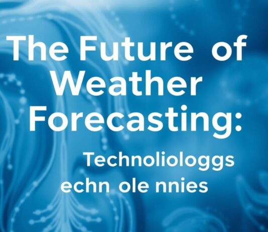 Die Zukunft der Wettervorhersage: Warum wir bessere Technologien brauchen The Future of Weather Forecasting: Why We Need Better Technologies