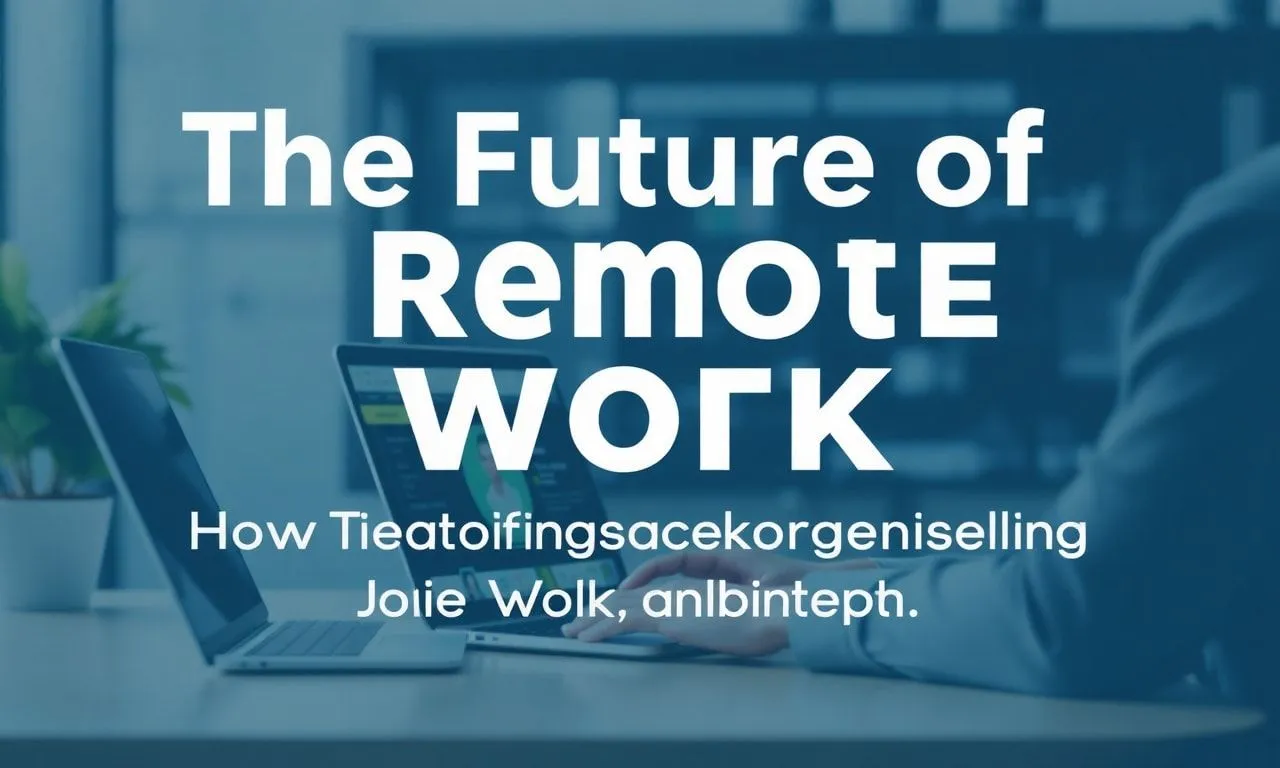 Die Zukunft des Remote-Arbeitens: Wie Technologie unser Arbeitsleben verändert The Future of Remote Work: How Technology is Transforming Our Work Lives