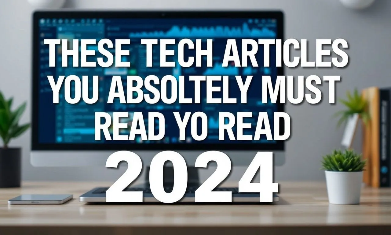Diese Tech-Artikel sollten Sie 2024 unbedingt lesen These tech articles you absolutely must read in 2024