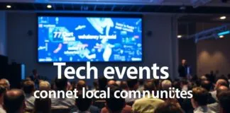 So verbinden Technik-Events Gemeinschaften lokal Tech events connect local communities.
