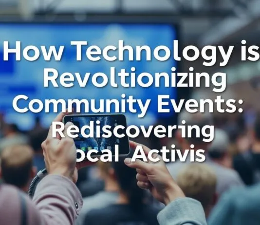Wie Technologie Gemeinschaftsveranstaltungen revolutioniert: Lokale Aktivitäten neu entdeckt How Technology is Revolutionizing Community Events: Rediscovering Local Activities